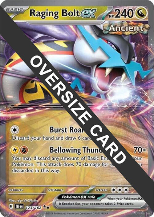 Raging Bolt ex (123) (Jumbo Card) [Scarlet & Violet: Temporal Forces] | Tables and Towers