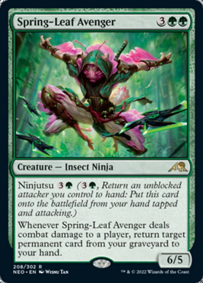 Spring-Leaf Avenger [Kamigawa: Neon Dynasty] | Tables and Towers