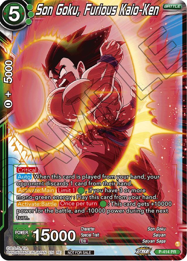 Son Goku, Furious Kaio-Ken (Deluxe Pack 2024 Vol.1) (P-414) [Promotion Cards] | Tables and Towers