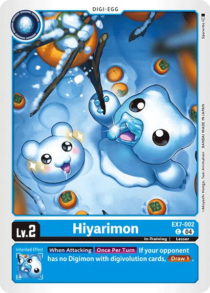 Hiyarimon [EX7-002] [Digimon LIBERATOR] | Tables and Towers