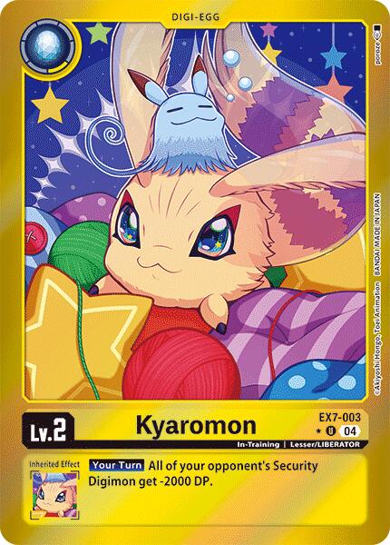 Kyaromon [EX7-003] (Foil) [Digimon LIBERATOR] | Tables and Towers