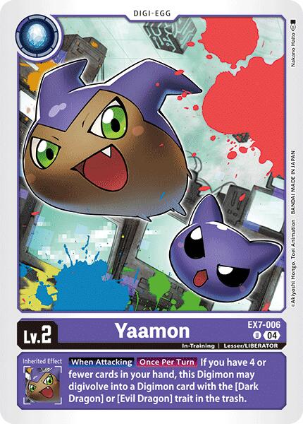 Yaamon [EX7-006] [Digimon LIBERATOR] | Tables and Towers