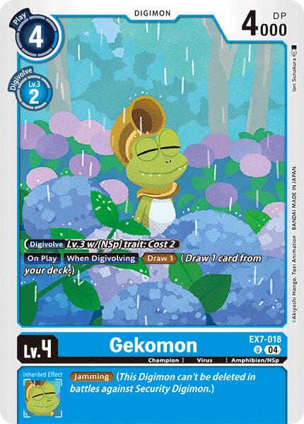 Gekomon [EX7-018] [Digimon LIBERATOR] | Tables and Towers