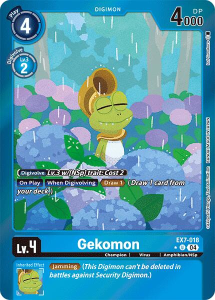 Gekomon [EX7-018] (Foil) [Digimon LIBERATOR] | Tables and Towers