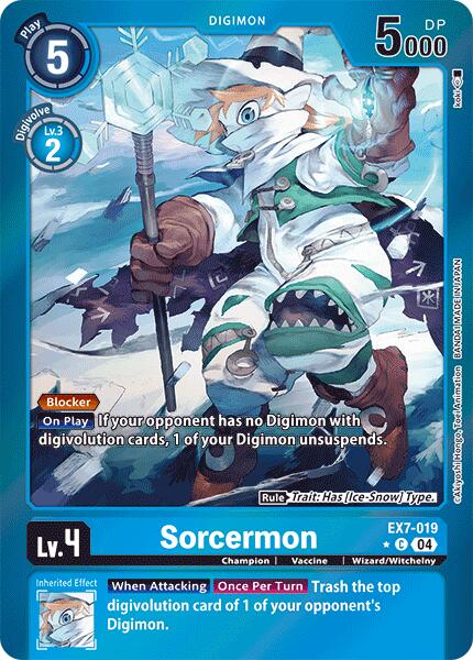 Sorcermon [EX7-019] (Foil) [Digimon LIBERATOR] | Tables and Towers