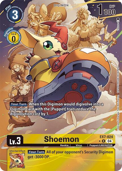 Shoemon [EX7-024] (Alternate Art) [Digimon LIBERATOR] | Tables and Towers