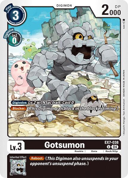 Gotsumon [EX7-038] [Digimon LIBERATOR] | Tables and Towers