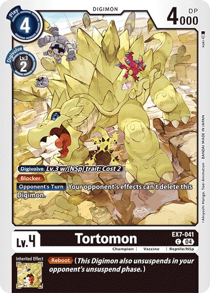 Tortomon [EX7-041] [Digimon LIBERATOR] | Tables and Towers