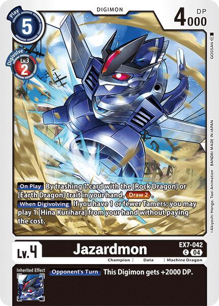 Jazardmon [EX7-042] [Digimon LIBERATOR] | Tables and Towers