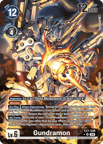 Gundramon [EX7-048] (Alternate Art) [Digimon LIBERATOR] | Tables and Towers