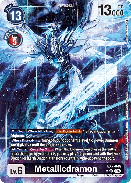 Metallicdramon [EX7-049] (Alternate Art) [Digimon LIBERATOR] | Tables and Towers