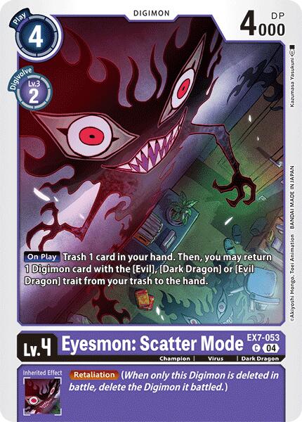 Eyesmon: Scatter Mode [EX7-053] [Digimon LIBERATOR] | Tables and Towers