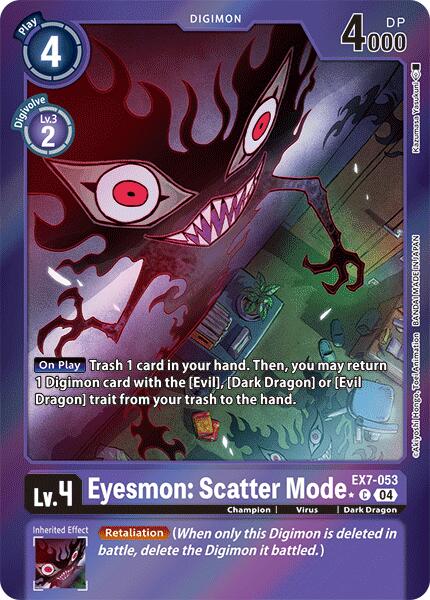 Eyesmon: Scatter Mode [EX7-053] (Foil) [Digimon LIBERATOR] | Tables and Towers