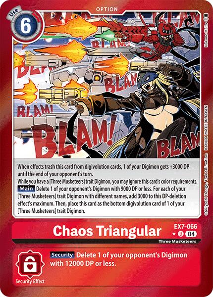 Chaos Triangular [EX7-066] (Foil) [Digimon LIBERATOR] | Tables and Towers