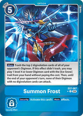 Summon Frost [EX7-067] (Foil) [Digimon LIBERATOR] | Tables and Towers