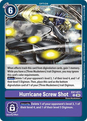 Hurricane Screw Shot [EX7-071] [Digimon LIBERATOR] | Tables and Towers