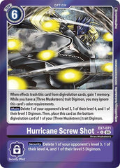 Hurricane Screw Shot [EX7-071] (Foil) [Digimon LIBERATOR] | Tables and Towers