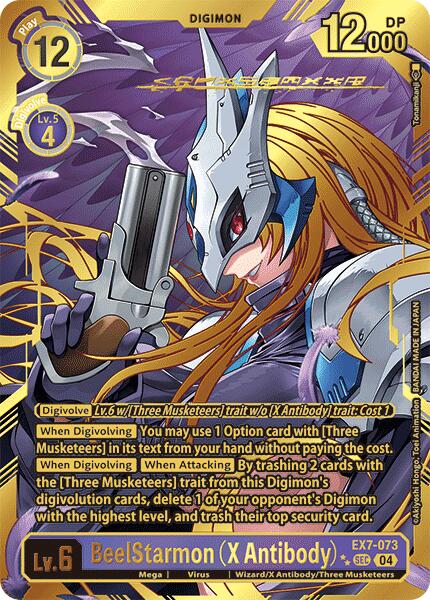 BeelStarmon [EX7-073] (X Antibody) (Textured) [Digimon LIBERATOR] | Tables and Towers