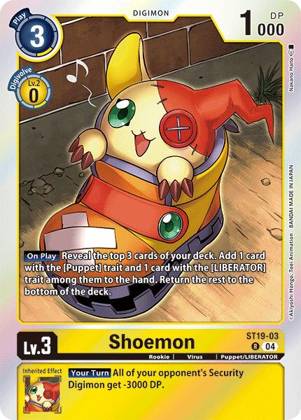 Shoemon [ST19-03] [Starter Deck: Fable Waltz] | Tables and Towers