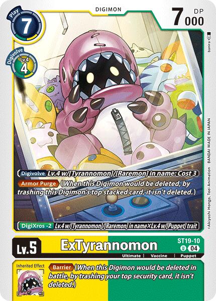 ExTyrannomon [ST19-10] [Starter Deck: Fable Waltz] | Tables and Towers