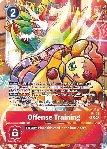 Offense Training [P-103] (Starter Deck 19 Exclusive) [Starter Deck: Fable Waltz Promos] | Tables and Towers