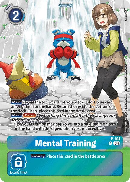 Mental Training [P-104] (Starter Deck 19 Exclusive) [Starter Deck: Fable Waltz Promos] | Tables and Towers