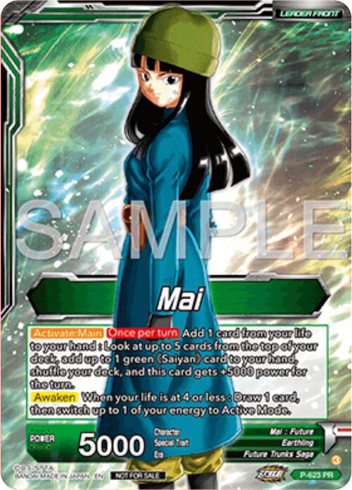 Mai // Mai, Defying Despair (Gold Stamped) (P-623) [Promotion Cards] | Tables and Towers