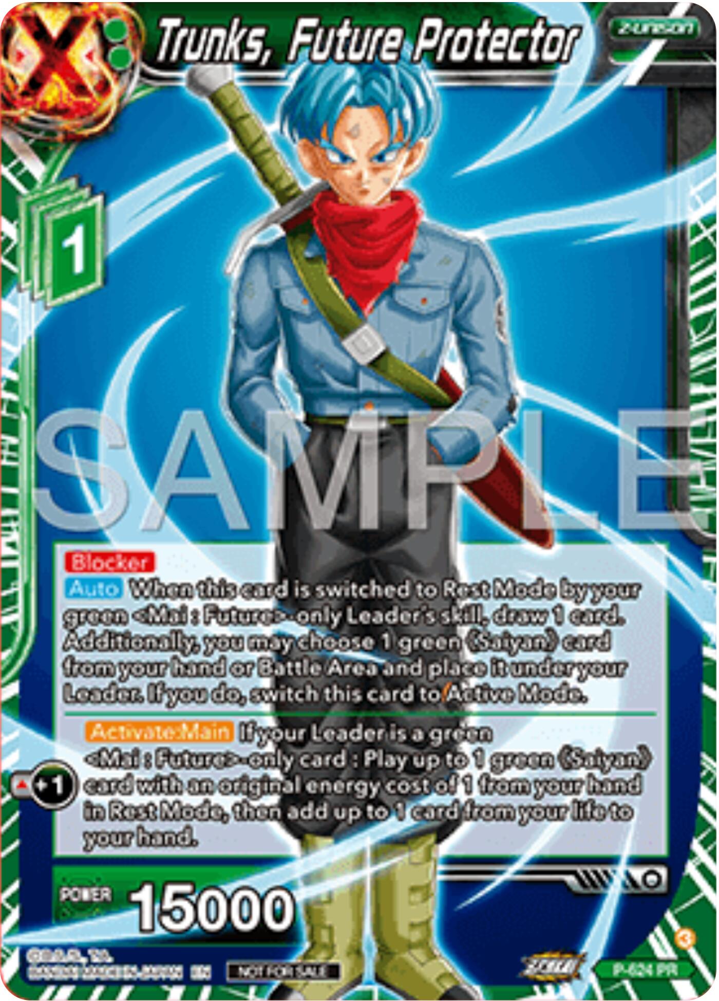 Trunks, Future Protector (P-424) [Promotion Cards] | Tables and Towers