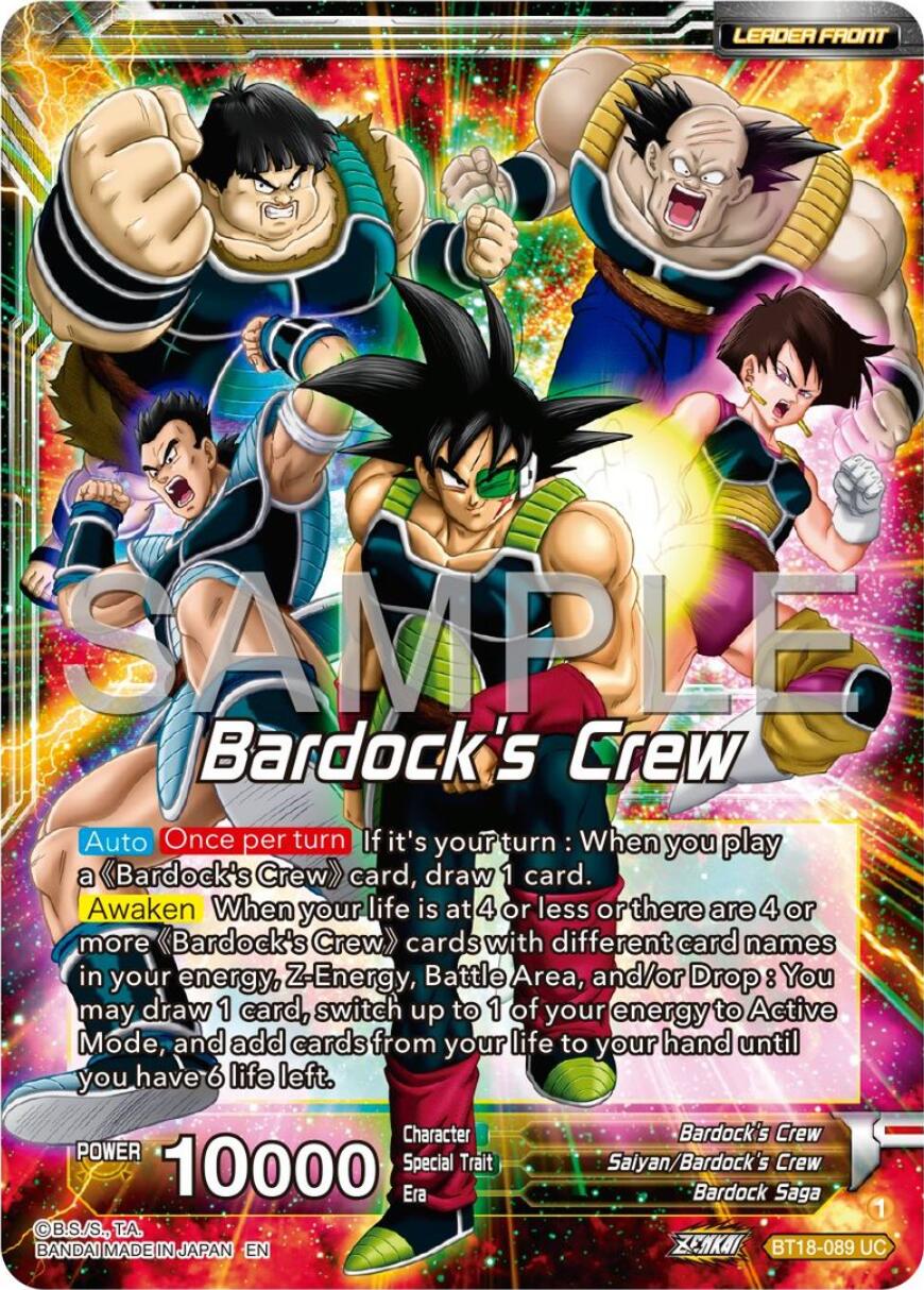 Bardock's Crew // Bardock, Inherited Will (BT18-089) [Premium 7th Anniversary Box 2024] | Tables and Towers