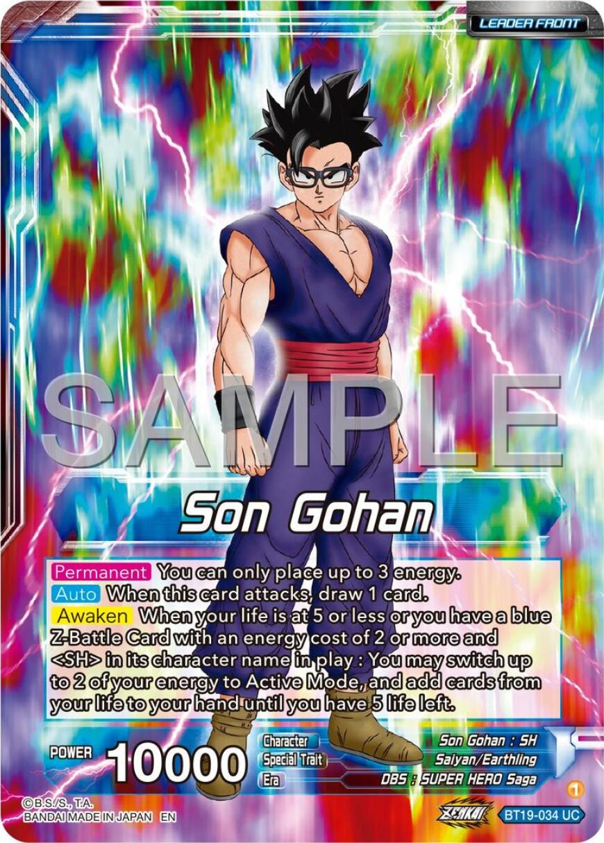 Son Gohan // Son Gohan, Former Glory Regained (BT19-034) [Premium 7th Anniversary Box 2024] | Tables and Towers