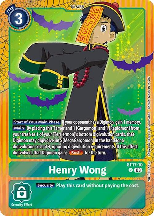 Henry Wong [ST17-10] (Halloween Event 2024) [Starter Deck: Double Typhoon Advanced Deck Set] | Tables and Towers