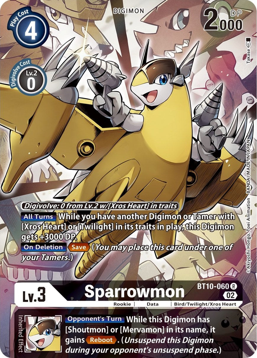 Sparrowmon [BT10-060] (Alternate Art) [Xros Encounter] | Tables and Towers