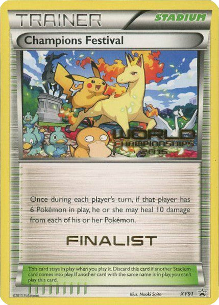 Champions Festival (XY91) (2015 Finalist) [XY: Black Star Promos] | Tables and Towers