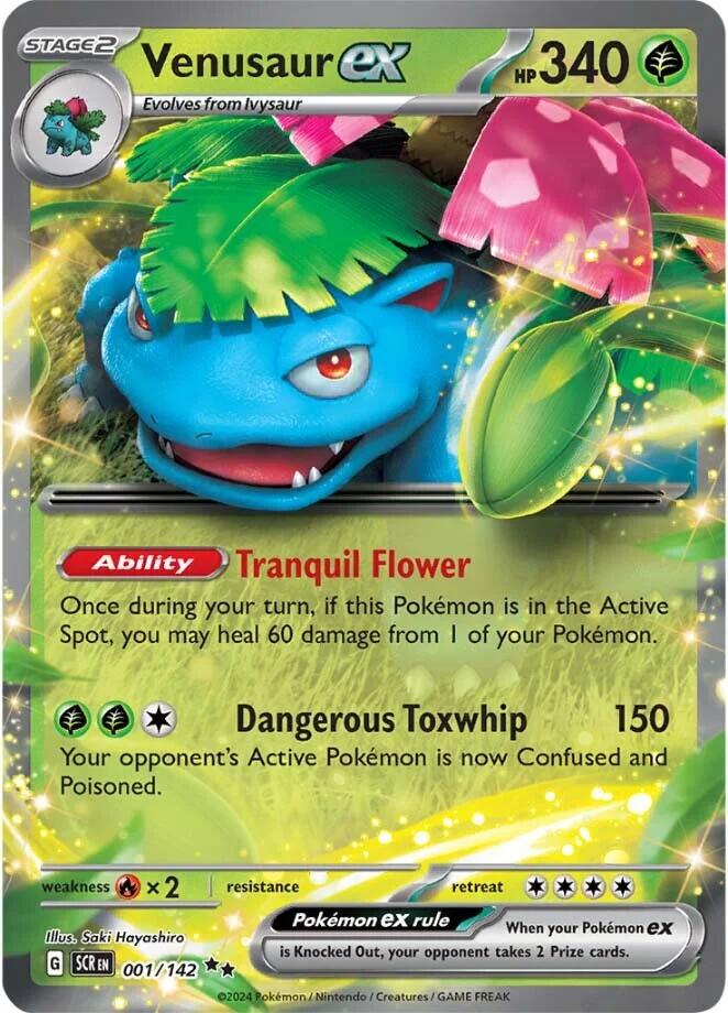 Venusaur ex (001/142) [Scarlet & Violet: Stellar Crown] | Tables and Towers