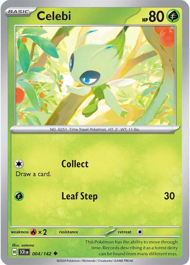 Celebi (004/142) [Scarlet & Violet: Stellar Crown] | Tables and Towers