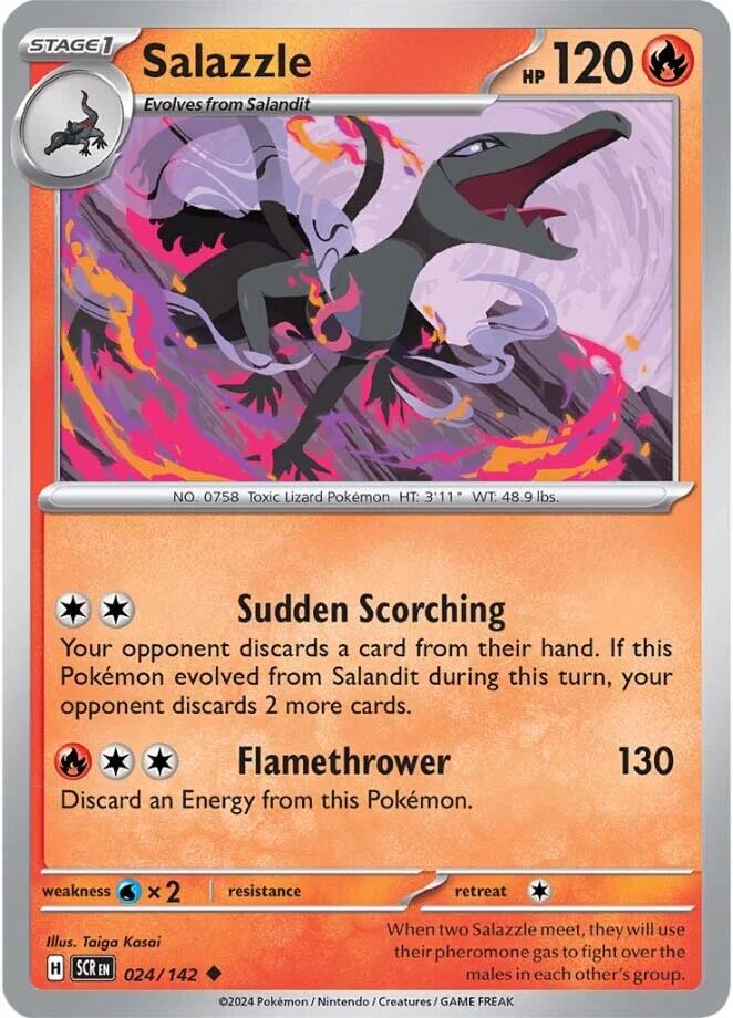 Salazzle (024/142) [Scarlet & Violet: Stellar Crown] | Tables and Towers