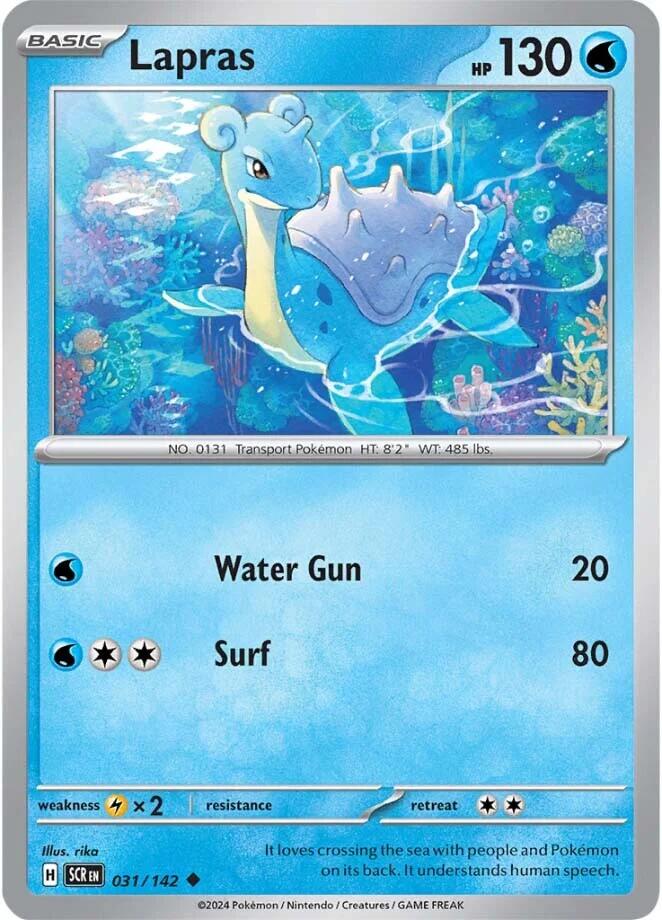 Lapras (031/142) [Scarlet & Violet: Stellar Crown] | Tables and Towers