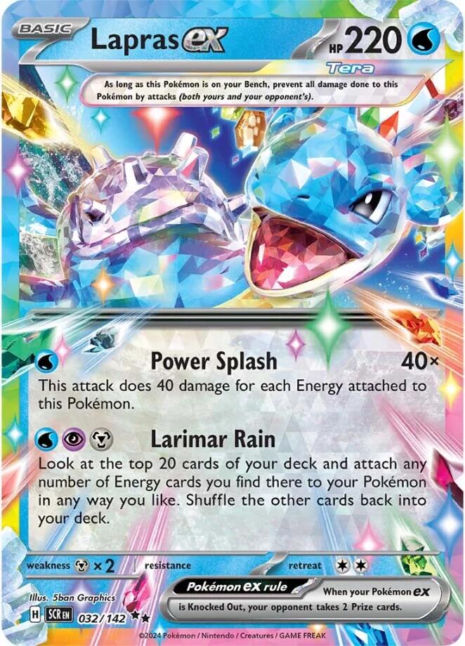 Lapras ex (032/142) [Scarlet & Violet: Stellar Crown] | Tables and Towers