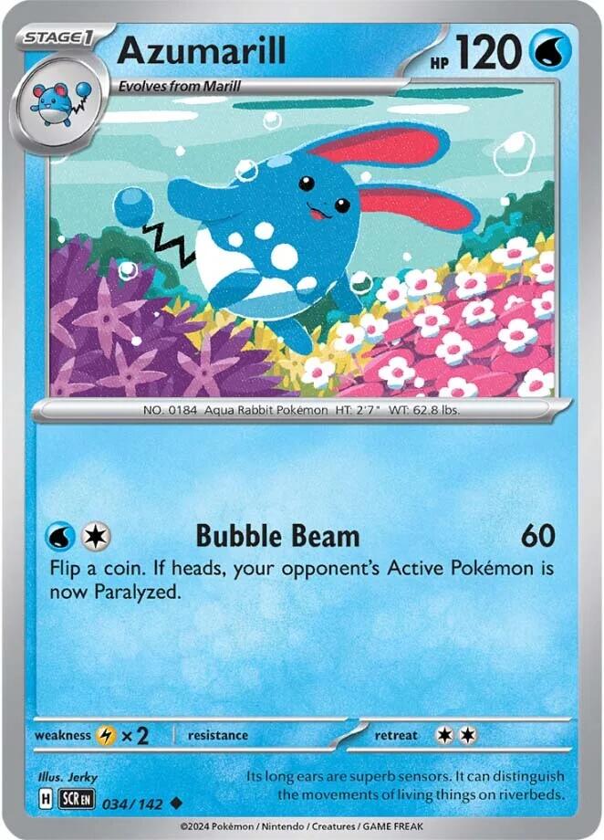 Azumarill (034/142) [Scarlet & Violet: Stellar Crown] | Tables and Towers