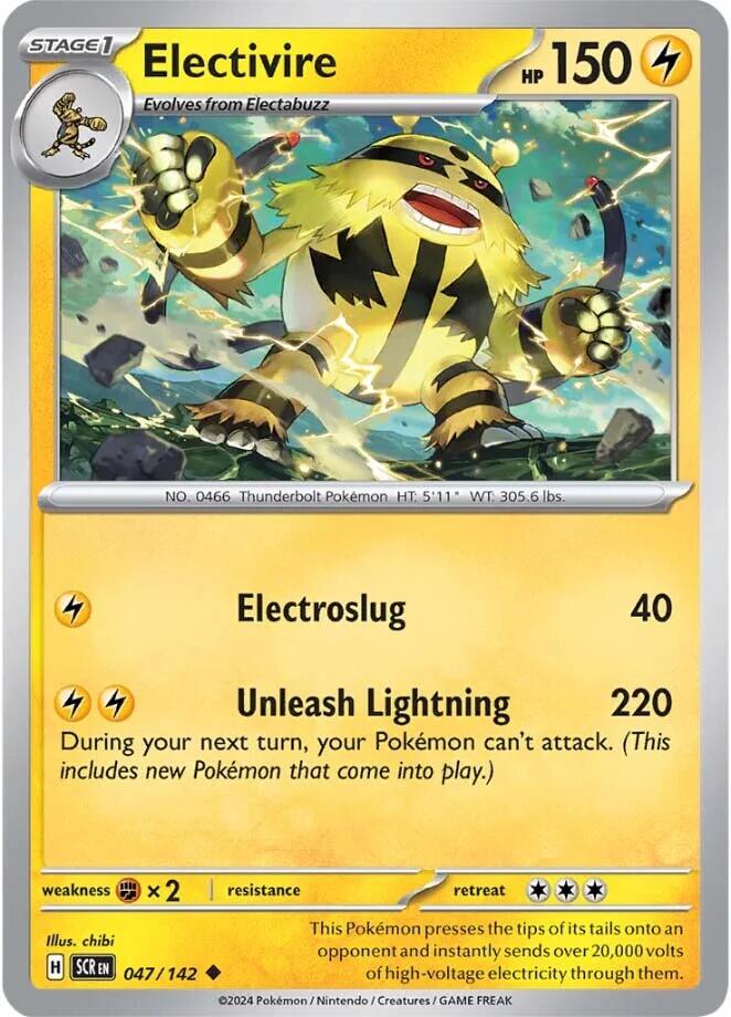 Electivire (047/142) [Scarlet & Violet: Stellar Crown] | Tables and Towers