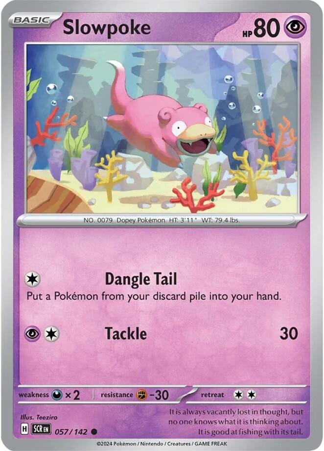 Slowpoke (057/142) [Scarlet & Violet: Stellar Crown] | Tables and Towers