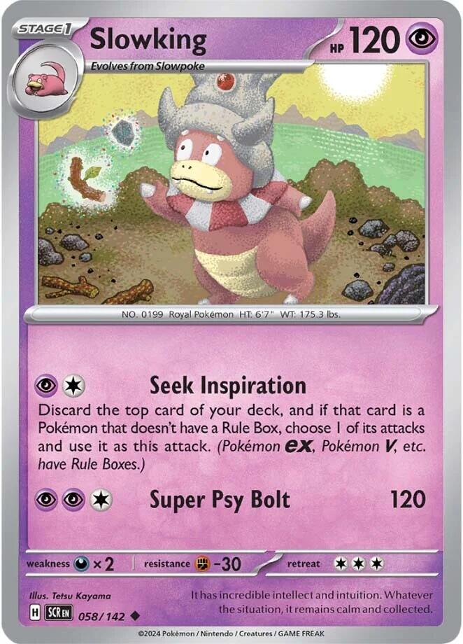 Slowking (058/142) [Scarlet & Violet: Stellar Crown] | Tables and Towers