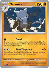 Marowak (073/142) [Scarlet & Violet: Stellar Crown] | Tables and Towers