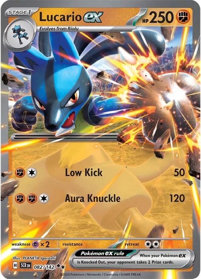 Lucario ex (082/142) [Scarlet & Violet: Stellar Crown] | Tables and Towers