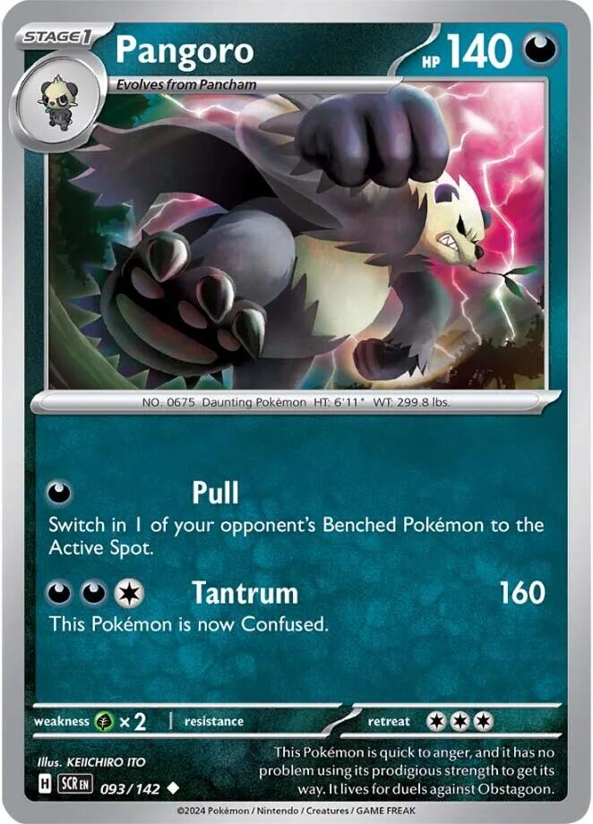 Pangoro (093/142) [Scarlet & Violet: Stellar Crown] | Tables and Towers