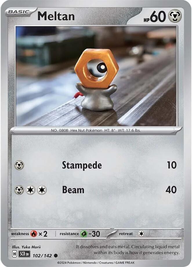 Meltan (102/142) [Scarlet & Violet: Stellar Crown] | Tables and Towers