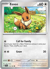 Eevee (113/142) [Scarlet & Violet: Stellar Crown] | Tables and Towers