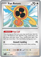 Fan Rotom (118/142) [Scarlet & Violet: Stellar Crown] | Tables and Towers