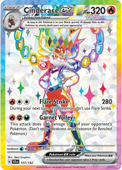 Cinderace ex (157/142) [Scarlet & Violet: Stellar Crown] | Tables and Towers