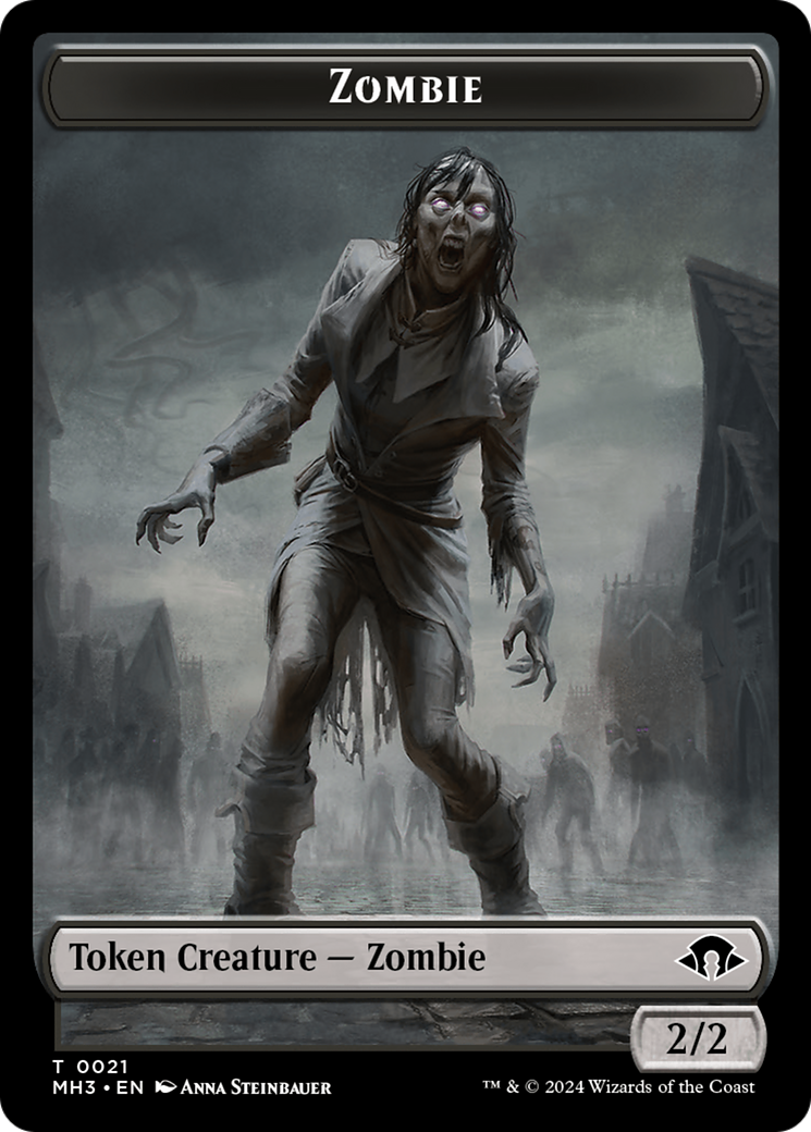 Zombie Token [Modern Horizons 3 Tokens] | Tables and Towers